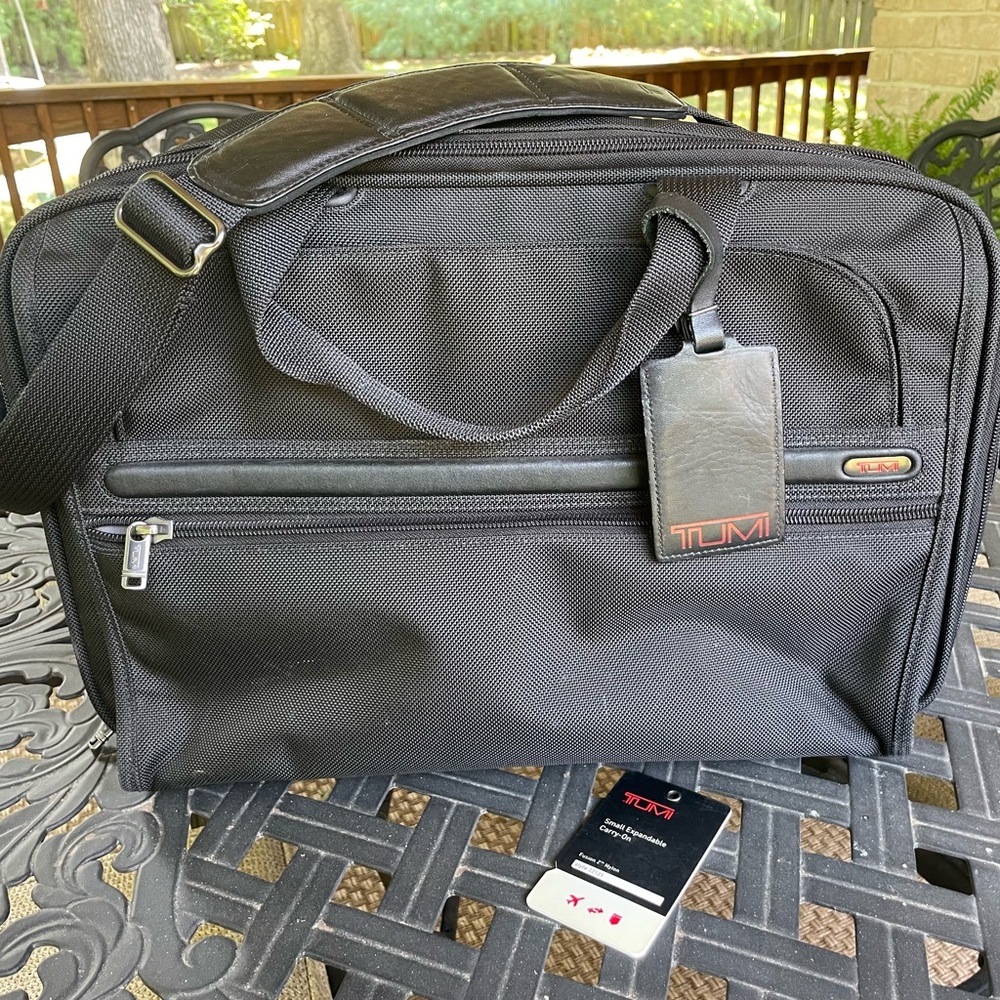 Tumi Small Expandable Carry-On.  Black